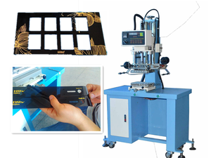 LC máy bay khí nén nhiệt dập nổi Máy Lá Nóng dập cho da gỗ thẻ Giấy túi Thiệp mời Tình trạng mới - Product Image 2