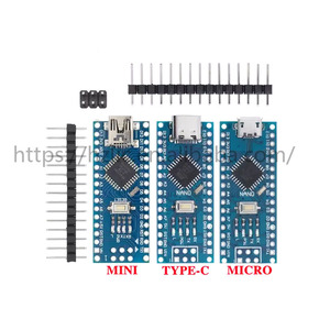 Mini/Typ C/Micro USB Nano 3.0 CH340 ATmega328P Controller-Karte für Arduinos CH340G Nano V3.0 ATmega328