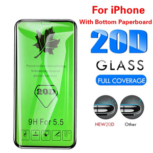 20D kavisli kenar tam kapak koruyucu cam iPhone 7 8 6 6S artı temperli ekran koruyucu için iphone X XR XS Max cam filmi - Product Image 3