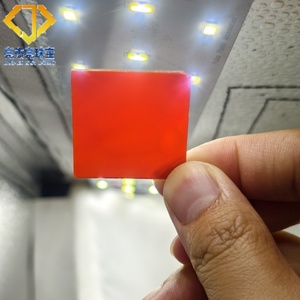Doğal kırmızı akik taşı çift düz cilalı ince dilimler kare gevşek koleksiyon oniks Opal