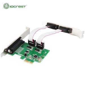 Tarjeta de puerto PCI Express wch382 a serie y paralelo para todos los puertos serie pcie 2 y 1 puerto paralelo - Product Image 1
