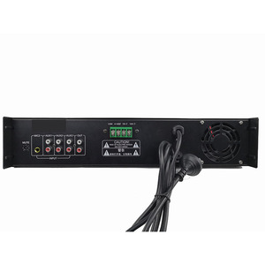 Entrada de micrófono y salida de línea Sistema de megafonía con amplificador de potencia de carcasa de metal Amplificador de audio de matriz de línea
