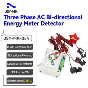 JSY-MK-354 Medidor de energia <span class=keywords><strong>digital</strong></span> trifásico RS485 Modbus Sistema de medição bidirecional para monitoramento e distribuição de plantas fotovoltaicas