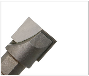 <strong>M10</strong> Thread Carbide Bottom Cleaning <strong>Cutter</strong> Woodworking Router Bits for Lock Key Hole Cutting Electric Drill Tools - Product Image 2