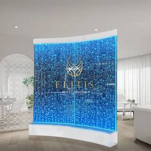 Customized curvo muro a bolle privato locale di lusso acrilico bolla parete divisorio decorativo
