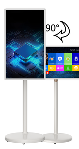 スマートタッチディスプレイワイヤレス360度回転テレビAndroid 12屋内スタンドポータブルミニスマートテレビ - Product Image 4