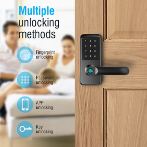 Te'an Smart Electric Passwort Türschlösser Digital Lock Schlüssel hebel griff für Edelstahl türen-WiFi SDK IP App kompatibel - Product Image 2