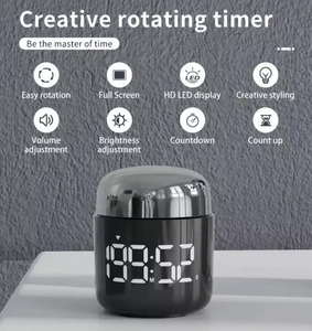 LED rotierende M59S zylindrische digitale Küchen timer Countdown-Countdown-Uhr für das Zeit management - Product Image 2