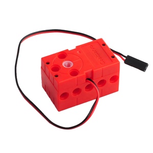 Geekservo Servo grigio/rosso 360 gradi 2KG/0.7KG servomotore doppio albero di uscita Servo programmabile per Micro:bit Raspberry Pi - Product Image 4