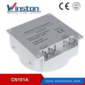 Programmier barer digitaler LCD-Timer-Relais schalter mit Abdeckung CN101A DC 12V 16A