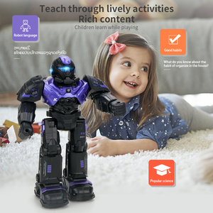 Оригинальный HOSHI jjjrc R20 инфракрасный датчик 2,4G беспроводной пульт дистанционного управления Программирование Робот Модель мальчика со звуком и светом игрушки - Product Image 4