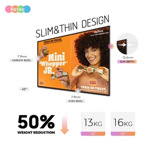 Refee Android Advertising Player interaktiver Touchscreen-Monitor LCD-Beschilderung Anzeigetafel Wand Digital Signage und Displays - Product Image 3