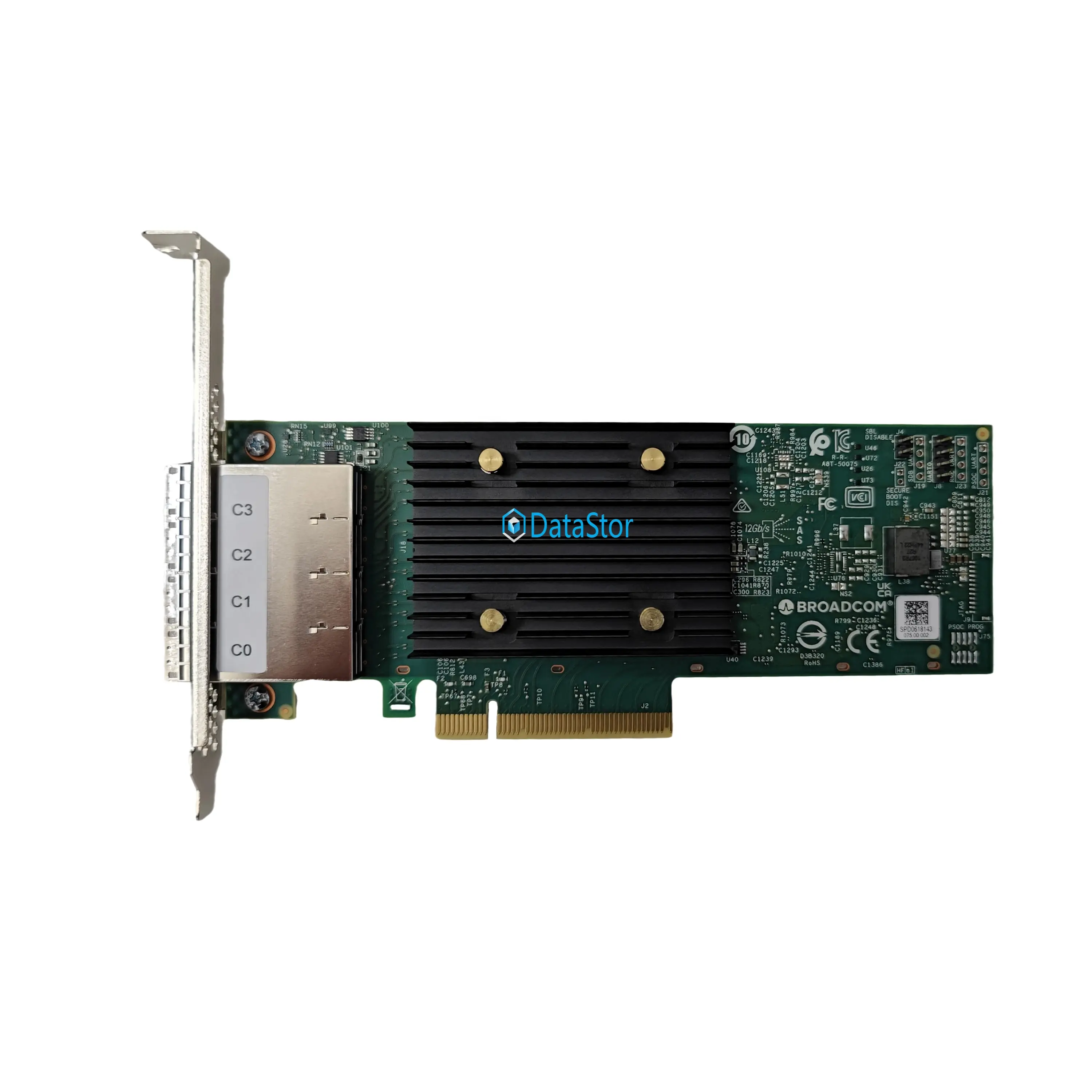 Broadcom SAS 9500-16e 05-05-00 PCIe x8 50075 4x 4,0 12G SAS NVMe HBA HDD SSD NVMe JBOD