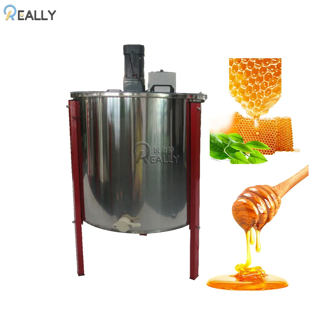 Honey Extractor Stainless Steel Honey Spinner with Stand Beekeeping Pro Extraction Apiary Centrifuge Equipment