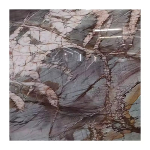 New Brazil Luxury Natural Stone Green <strong>Marble</strong> with Bird Pattern Nature Polished Glazed <strong>Marble</strong> Slab - Product Image 1