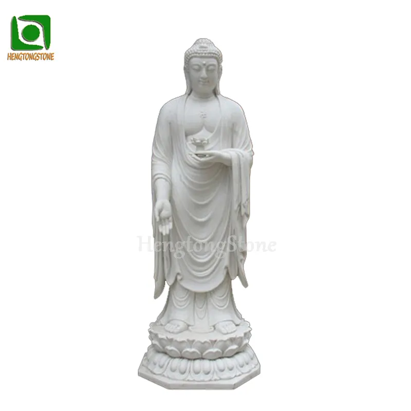 natuursteen zitten vrouwelijke boeddha standbeeld