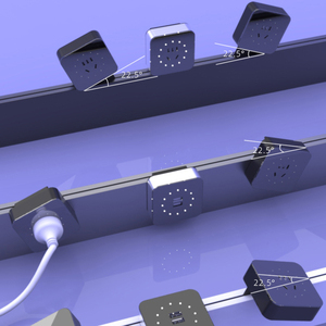 Wall Surface Mounted Smart Kitchen Office Rail Power Track <strong>System</strong> Socket Power Track Outlet With <strong>Type</strong> C USB Removable Adapter - Product Image 5