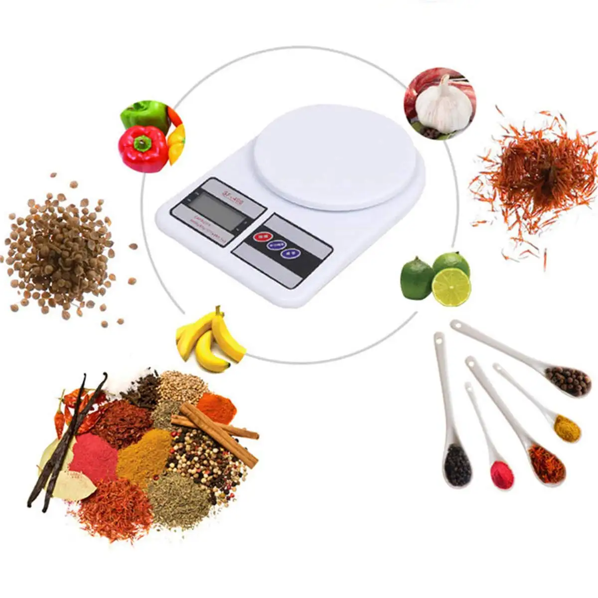 Báscula de cocina Báscula digital para alimentos de cocina Balanza electrónica para pesas de cocina 10kg