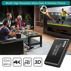 <strong>HDMI</strong> <strong>Splitter</strong> <strong>1</strong> in <strong>4</strong> Out 1x4 Supports Resolution up to 4K 30Hz Same TVs at the Same Time Monitor Tv, USB Cable, User Manual - Product Image 4