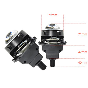 IDISON T13W 70W 12v 6000K Lighting System Bi Led Project Lens High Beam Lamp Double Reflective Cups Headlamp Front <strong>Light</strong> for Car - Product Image 4