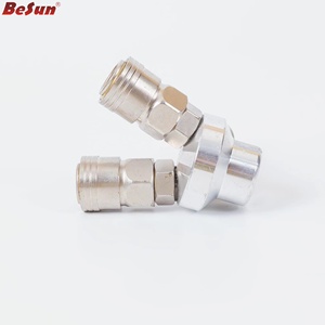 Nikel kaplama 2 yollu hızlı bağlantı G1/2 konu C tipi SMY hızlı bağlantı kendinden kilitlemeli hızlı bağlantı hava hortumu konnektörleri için - Product Image 4