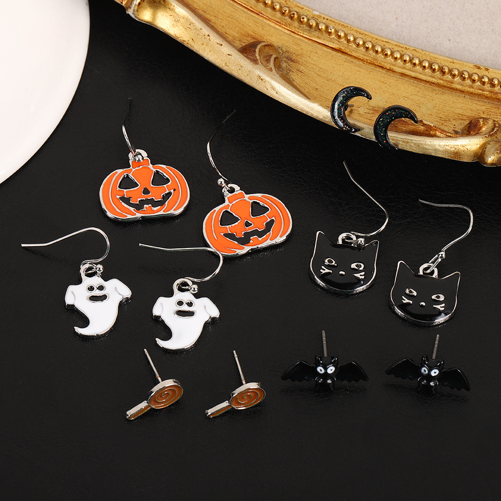 Ensemble de boucles d'oreilles d'Halloween