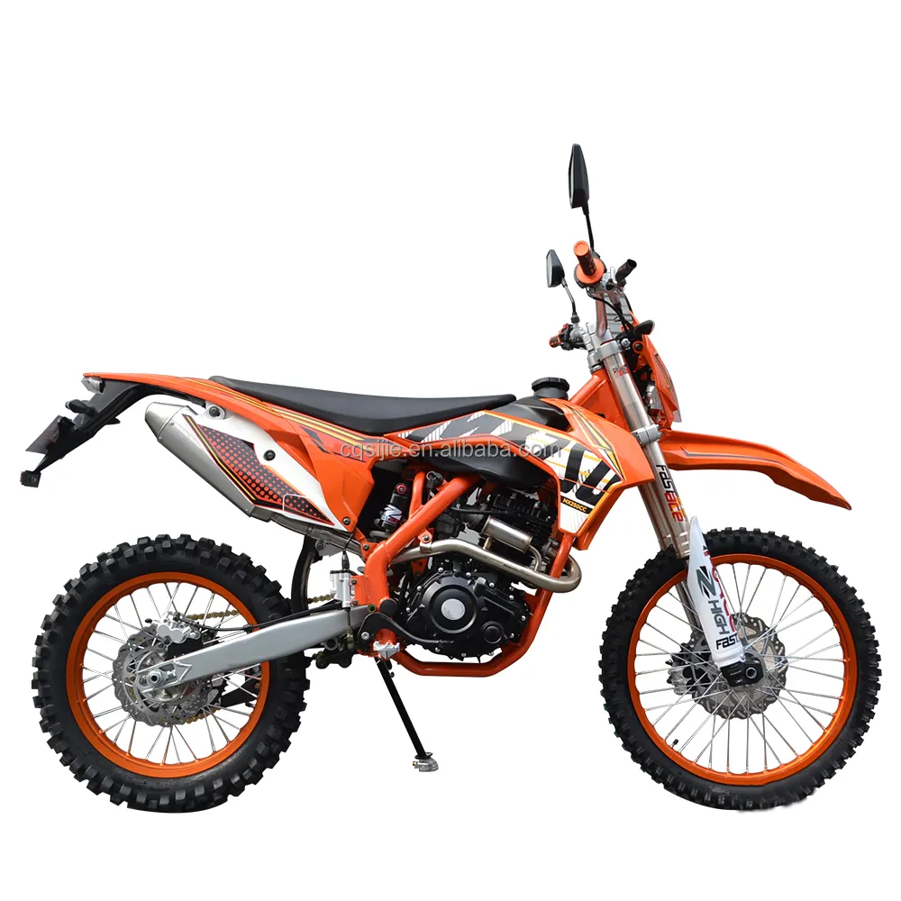 แข่งรถจักรยานยนต์ 4 จังหวะ enduro จักรยานสกปรก zongshen 250cc รถจักรยานยนต์ออฟโรด