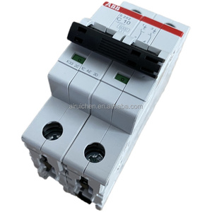 מפסק מעגל מיניאטורי מקורי abb, ג 20a, <span class=keywords><strong>2p</strong></span> 2taz116200r0204 S202-C20 mcb