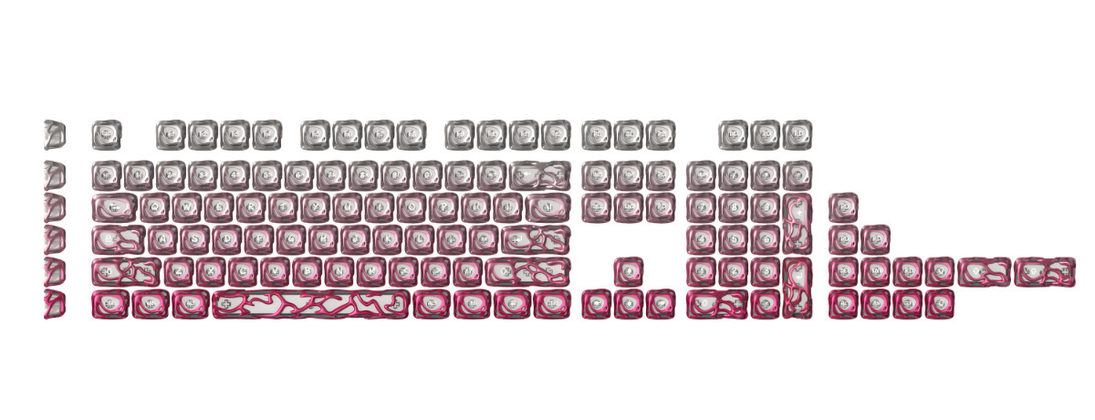 Venom-gradient rouge-120 clés petit coffret complet-coffret cadeau