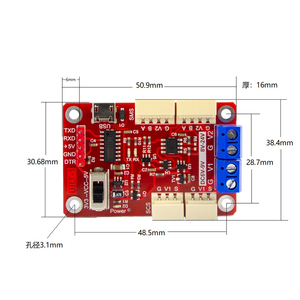 Feetech FE-URT-1 Multifunktions-Signal konverter für serielle Schnitts telle USB/URAT zu SMS Servo (RS485) & SCS Servo(TTL) - Product Image 4