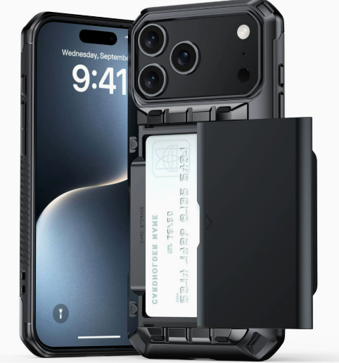 Porte-cartes intégré A Gunmetal