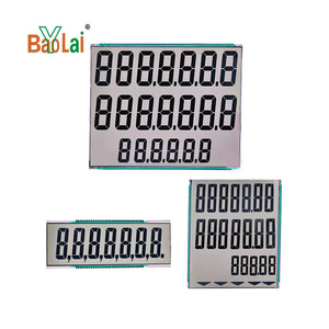 Display LCD monocromatico personalizzato con display a 7 segmenti personalizzato display a 8 cifre monocromatico display LCD