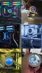 2,1 Zoll IPS Computer sekundärer Bildschirm 4 USB wassergekühlt rund LCD Überwachung MINI PC Gamer-Display - Product Image 6