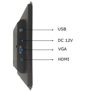 Monitor Touchscreen capacitivo 10.1 pollici lampone Pi di grado industriale con interfaccia USB HD MI VGA - Product Image 4