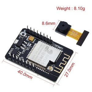 ESP32-CAM WiFi + BT Modul Kamera modul Entwicklungs platine ESP32 mit Kamera modul OV2640 2MP Für Arduino