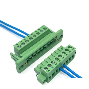 Weld-Free through Wall <strong>Terminal</strong> <strong>Block</strong> 2EDGWC-5.08 Plug-in Type Plastic Panel <strong>Fixed</strong> by Flange with Ears Screw - Product Image 6