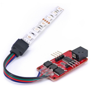 Full-color RGB <strong>LED</strong> Strip Driver Module w/ DC Jack + 10cm RGB <strong>LED</strong> Strip for <strong>Arduino</strong> OPEN-SMART