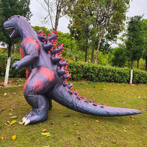 Thiết kế mới phim hoạt hình động vật nhân vật diễu hành hiệu suất Inflatable đi bộ Linh Vật Trang Phục Gấu Panda <span class=keywords><strong>Godzilla</strong></span> đốt hiệu ứng - Product Image 3