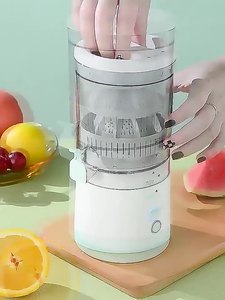 Kablosuz büyük boy meyve suları makinesi USB şarj edilebilir suyu sıkacağı ev elektrikli sıkacağı taşınabilir güzellik Blender
