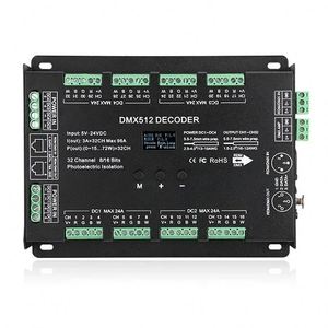 Качество DMX512 декодер постоянного напряжения 32CH множественные Каналы передачи 1990 сигнала приложения в сигнал PWM 3A - Product Image 5