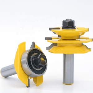 2 Bits Đường Sắt Và Stile Router Bits Set Cho Cửa Kính- -1/2 "Shank - Product Image 2