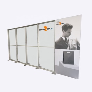 Espositore per esposizione con struttura in scatola leggera per esposizione con struttura in alluminio con profilo, Display per sfondo in tessuto, display modulare portatile - Product Image 1