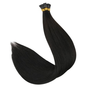Salonlar için uygun maliyetli yeniden kullanılabilir i-tip insan saçı postiş rus Remy saç - Product Image 3