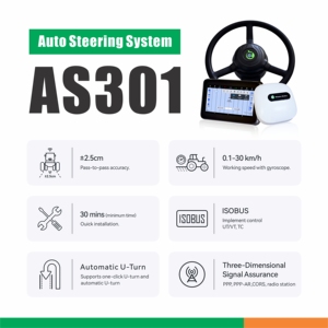 Rtk nông nghiệp nông nghiệp máy tự động lái xe tự động hệ thống lái máy kéo autopliot Hướng dẫn hệ thống GPS đầy đủ vệ tinh - Product Image 6
