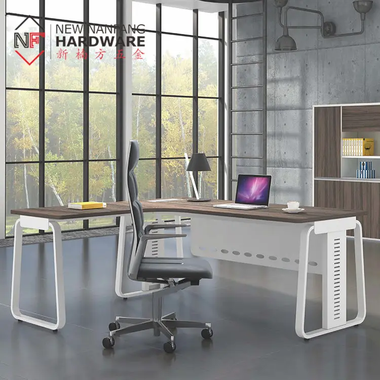 Guangzhou hardware table base table desk leg with office table l shape