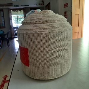 רשת רשת לבן רשת רשת ציפור בד עין רשת 130gsm עבור בית טקסטיל מזרן תיק צעצוע שימוש חוזר 100% כותנה קיימא בר קיימא מסוגנן