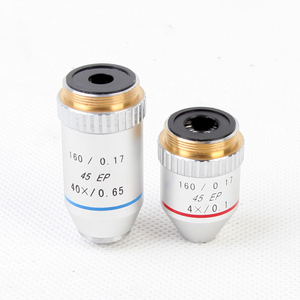实验室生物显微镜用195计划消色差物镜4X 10X 40X 100X - Product Image 3