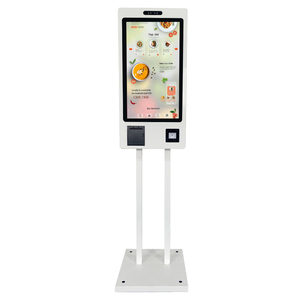 Visgn thiết kế mới tự đặt hàng cảm ứng <span class=keywords><strong>kiosk</strong></span> 32 43 55 inch HD máy ảnh RFID máy in và Máy quét bao gồm đứng đặt hàng kiốt - Product Image 6