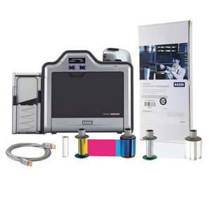 Fargo HDP5000 çift taraflı laminasyon modülü ile çift taraflı kimlik kartı yazıcı iş merkezi okul yazıcı için yepyeni - Product Image 4