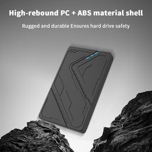 2.5 inch bên ngoài ổ cứng bao vây RGB ánh sáng USB3.1 Loại C SATA III 6Gbps 9.5mm SSD HDD trường hợp UASP 4TB lưu trữ cho máy tính xách tay - Product Image 4